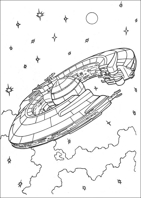 Plansa de colorat cu Star Wars 44 49